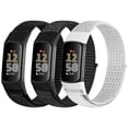 thumbnail image 1 of KBYKO 3 Pack Nylon Bands Compatible with Charge 6 Bands/Charge 5 Bands, Soft Adjustable Breathable Strap Replacement Wristband for Women Men, 1 of 6