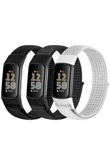Braclt d'activité n nylon résistant pour Fitbit Charg 5/6