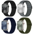 thumbnail image 1 of KBYKO Elastic Watch Bands Compatible with Apple Watch Band 38mm 40mm 41mm 42mm 44mm 45mm 46mm 49mm Women Men, Stretchy Nylon Wristbands Strap for iWatch Ultra 3 2 Series 11 10 9 8 7 6 5 4 3 2 1, 1 of 7
