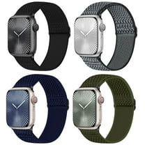 KBYKO Elastic Watch Bands Compatible with Apple Watch Band 38mm 40mm 41mm 42mm 44mm 45mm 46mm 49mm Women Men, Stretchy Nylon Wristbands Strap for iWatch Ultra 3 2 Series 11 10 9 8 7 6 5 4 3 2 1