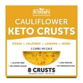 KBosh Cauliflower Keto Pizza Crusts Only 1 Carb Delicious