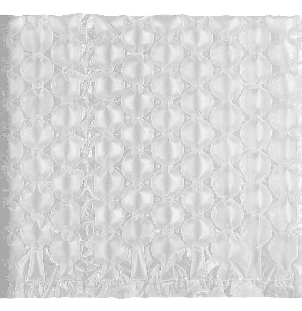 KC Bubble Cushioning Wrap for Moving & Shipping, 100 FT Large Bubble Square Packing Wrap, Heavy Duty Protection for Mailing & Packaging Boxes, Clear Bubble Square Supplies Perforated 7 x 12