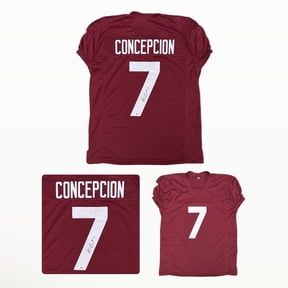 KC CONCEPCION SIGNED AUTOGRAPHED MAROON CUSTOM JERSEY JSA AUTHENTICATED