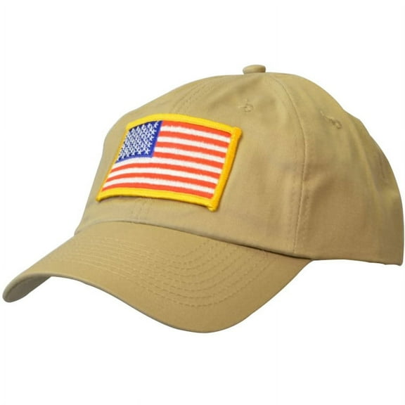 KC Caps Casual Unisex Adjustable Snap Closure USA Flag Embroidered Unconstructed Cap Hat (US SHIP)