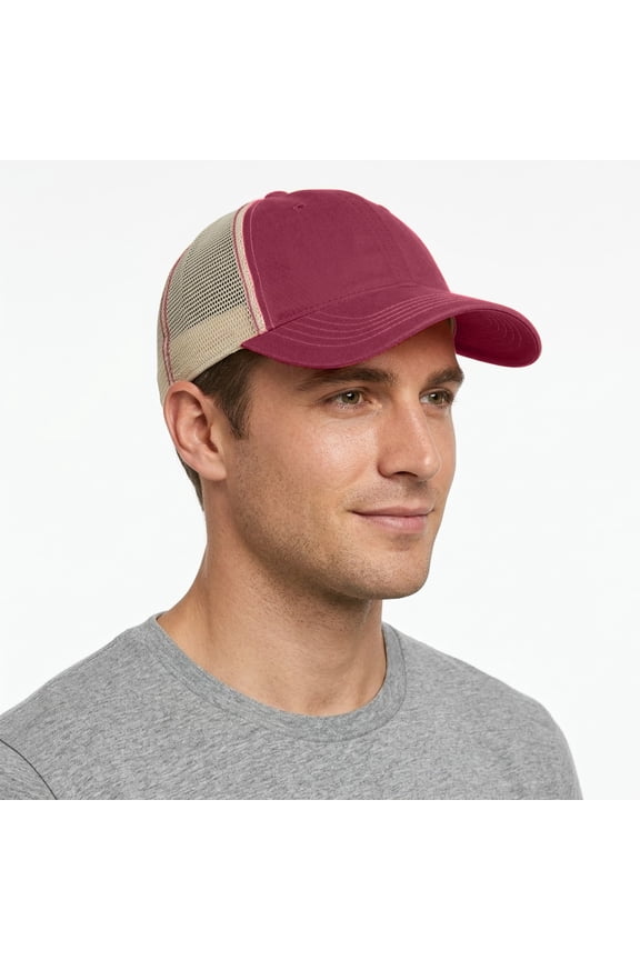 ® Cotton Twill Deluxe Super Soft Mesh Adjustable Snapback Low Profile Trucker Baseball Cap