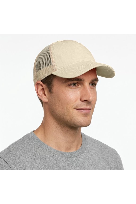 ® Cotton Twill Deluxe Super Soft Mesh Adjustable Snapback Low Profile Trucker Baseball Cap