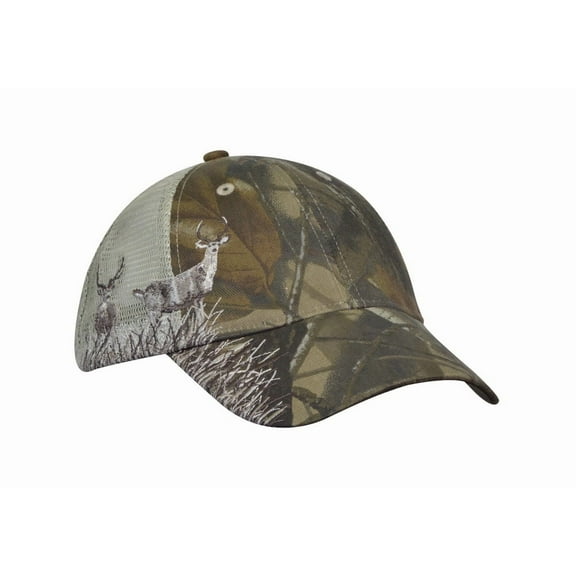 KC Caps Realtree Hardwood Mesh Baseball Cap Outdoor Sports Embroidery Hunting Trucker Hats for Women, Men