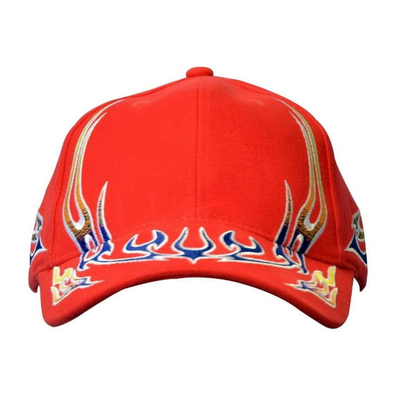 KC Caps Sun Flare Racing Cap Red