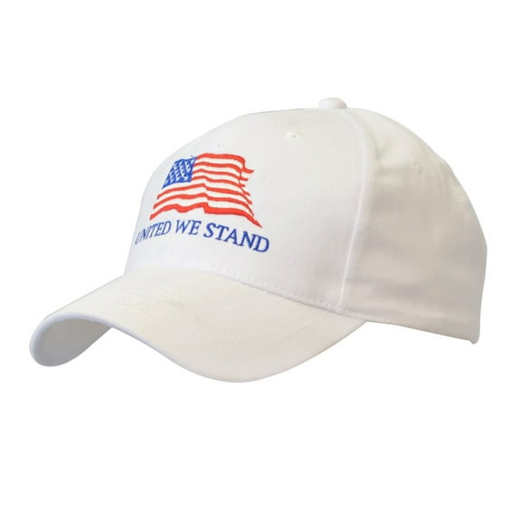 KC Caps Unisex Adjustable Ring Buckle Closure USA Flag Embroidered Cap Hat