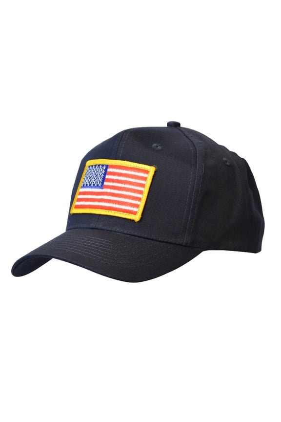 Unisex Adjustable Snap Closure USA Flag Embroidered Cap Hat