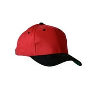 KC Caps Unisex Two-Tone Cotton Twill Baseball Cap with Suede Bill Adult