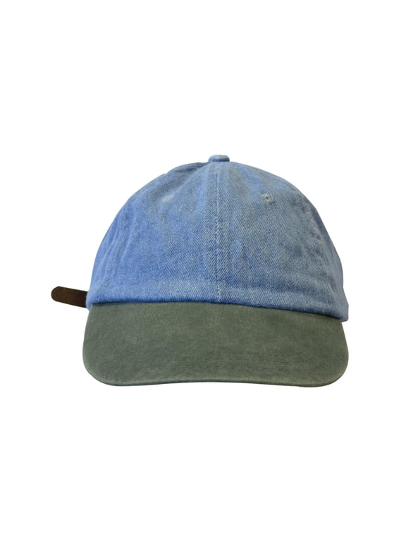 ® Unstructured Low-profile Two-Tone Denim Garment Washed Baseball Cap