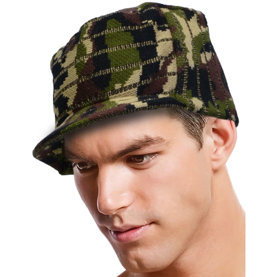 KC Caps Winter Camo Army Style Surplus Beanie Cap