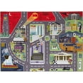 thumbnail image 1 of KC Cubs | Batman GOTHAM CITY™ Road Map Educational Learning & Game Area Rug Carpet for Kids and Children Bedrooms and Playroom, 1 of 6