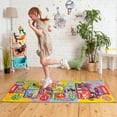thumbnail image 1 of KC Cubs | DC Super Hero Girls Hopscotch Number Counting Activity Educational Learning & Fun Game Play Area Non-Slip Rug Carpet for Kids and Children Bedrooms, Classroom and Playroom, 1 of 8