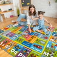 thumbnail image 1 of KC Cubs | Looney Tunes ABC Alphabet, Jobs & Objects Matching Educational Learning & Fun Game Area Non Slip Rug Carpet for Kids and Children Bedroom, Classroom and Playroom, 1 of 9