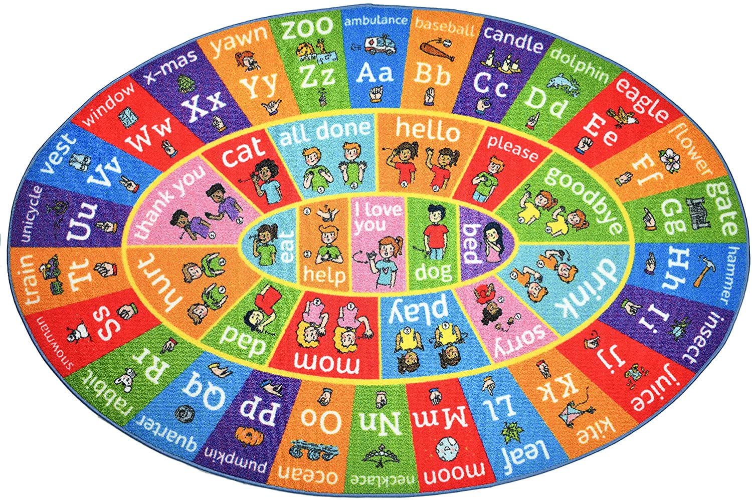 KC Cubs Playtime Collection ABC Alphabet ASL Sign Language Educational