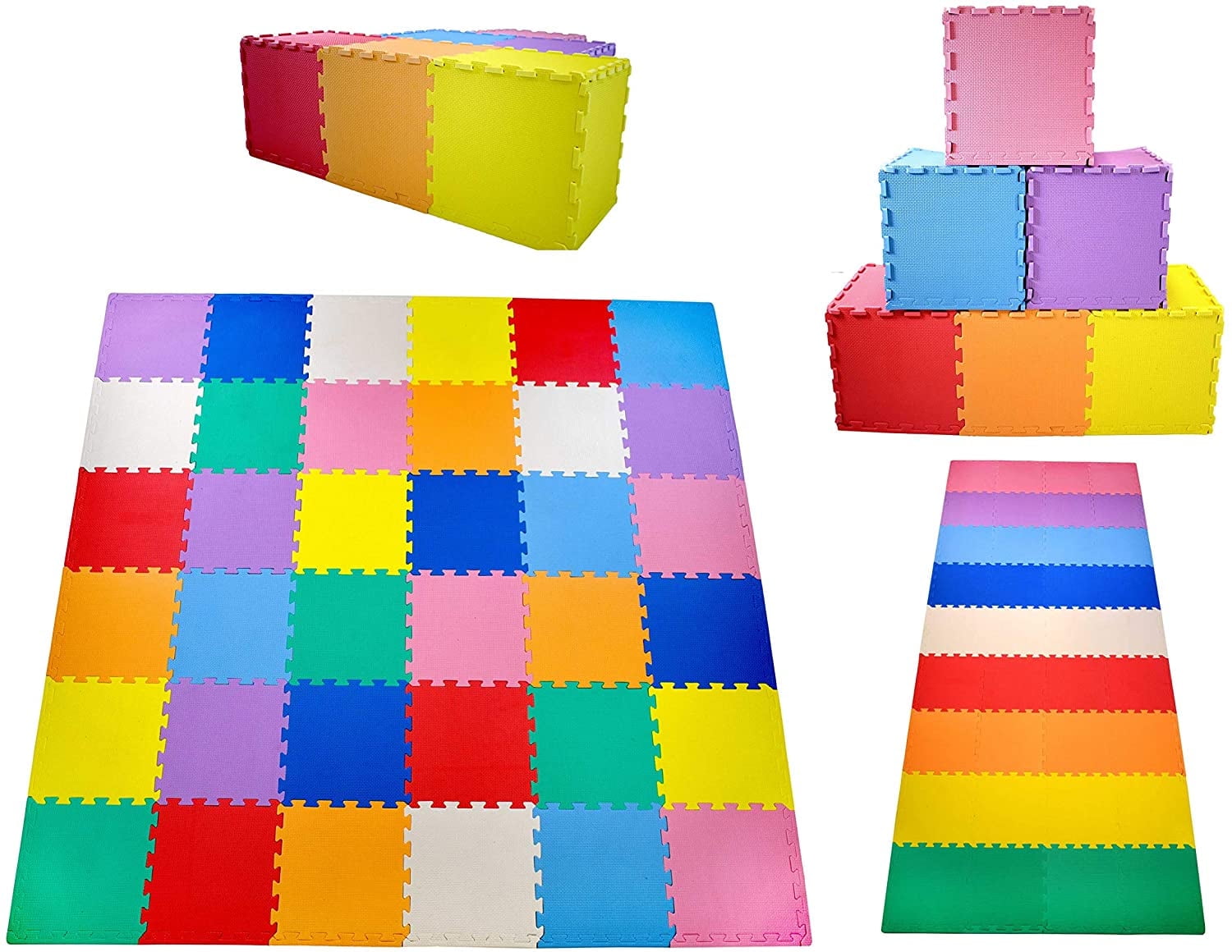 APLI Kids EVA Foam 60 X 40 Cm Assorted 10 Colors