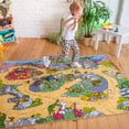 thumbnail image 1 of KC Cubs Activity Educational Rug Carpet Polypropylene Low Pile with Latex Rubber Backing, 1 of 10