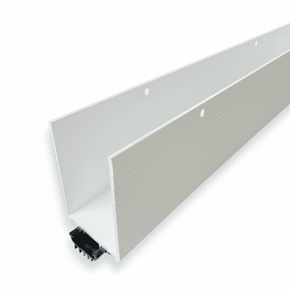 KC Hardware Storm 1-3/4 x 3" U WRAP KICKPLATE Storm Door Sweep Replacement Bottom Sweep Aluminum Expander for Security Storm Door Weatherstripping 36 Length (Mill)