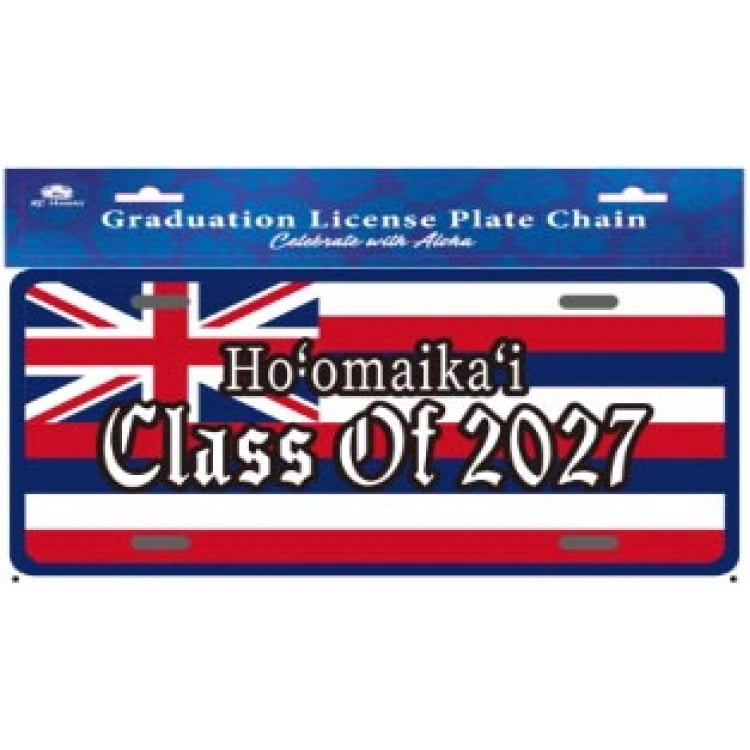 KC Hawaii Graduation Ho'omaika'i License Plate