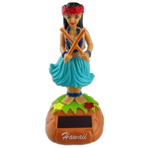 KC Hawaii Pilialoha Hula Dancer Solar Dashboard Doll