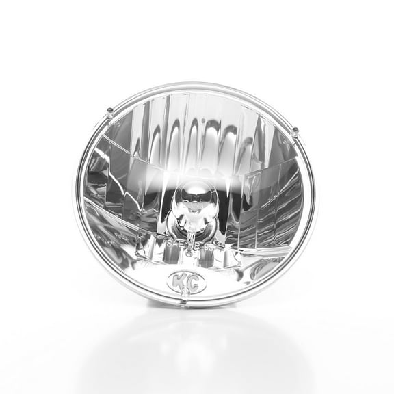 KC HiLiTES 42302 H4 Headlight Conversion Kit for Jeep JK, chrome, size:- 7 inches diameter