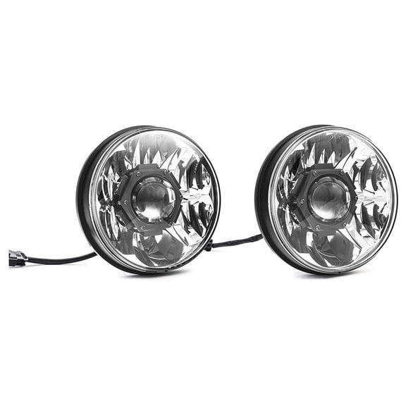 KC HiLiTES 42341 Gravity 40-Watt LED Pro Jeep Wrangler Headlights, 7-Inch Pair Fits select: 2008,2015-2018 JEEP WRANGLER UNLIMITED