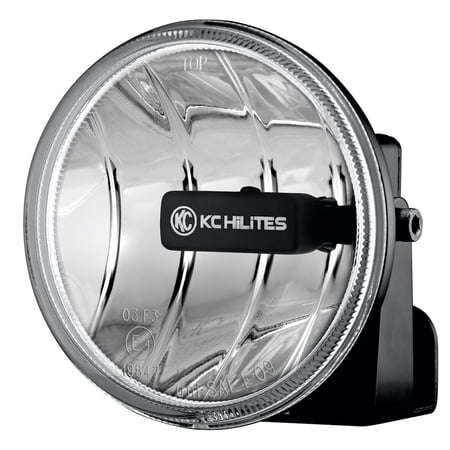 KC HiLiTES 4in. Gravity G4 LED Light 10w SAE/ECE Clear Fog Beam (Pair Pack System) - 493