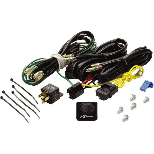 KC HiLiTES 6315 Wiring Harness with 40 Amp Relay and LED Rocker Switch