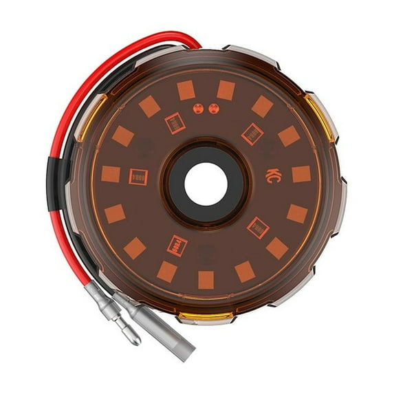 KC HiLiTES Cyclone V2 2.2in. LED Accessory Light 5w Flood Beam (Single) - Amber Lens