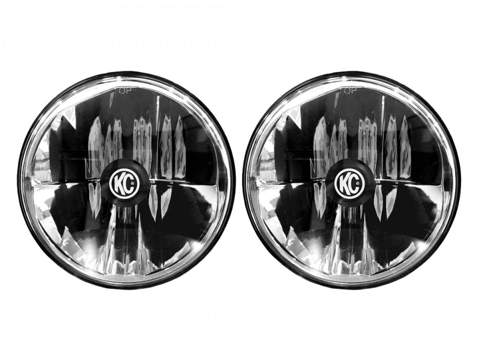 KC HiLites 1997-2006 Fits Jeep Wrangler TJ Gravity reg LED 7" Headlight DOT Universal H4 Pair Pack 42361