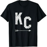 KC Kansas City T-Shirt Graphic & Letter Print T-Shirt