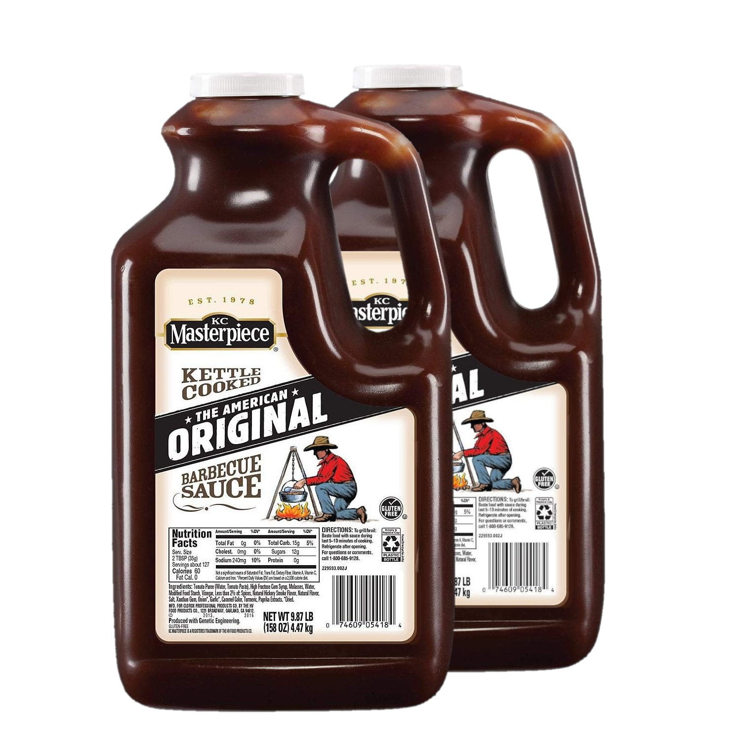 KC Masterpiece Original Barbecue Sauce 158 oz 2 Pack