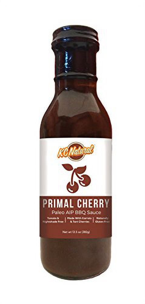 KC Natural - Primal Cherry Barbecue Sauce - Nightshade Free - Paleo And AIP Friendly - 14 oz