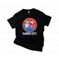 thumbnail image 1 of KC Wolf x City Sluggerrr Mascot New Unisex T-Shirt, up to 5XL, 1 of 3