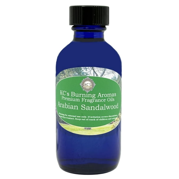 KC's Home Fragrances & Crystals Premium Fragrance Oil, Arabian Sandalwood, 2 fl oz