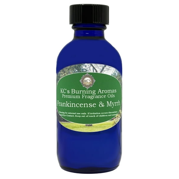KC's Home Fragrances & Crystals Premium Fragrance Oil, Frankincense & Myrrh, 2 fl oz