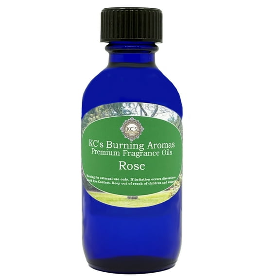 KC's Home Fragrances & Crystals Premium Fragrance Oil, Rose, 2 fl oz