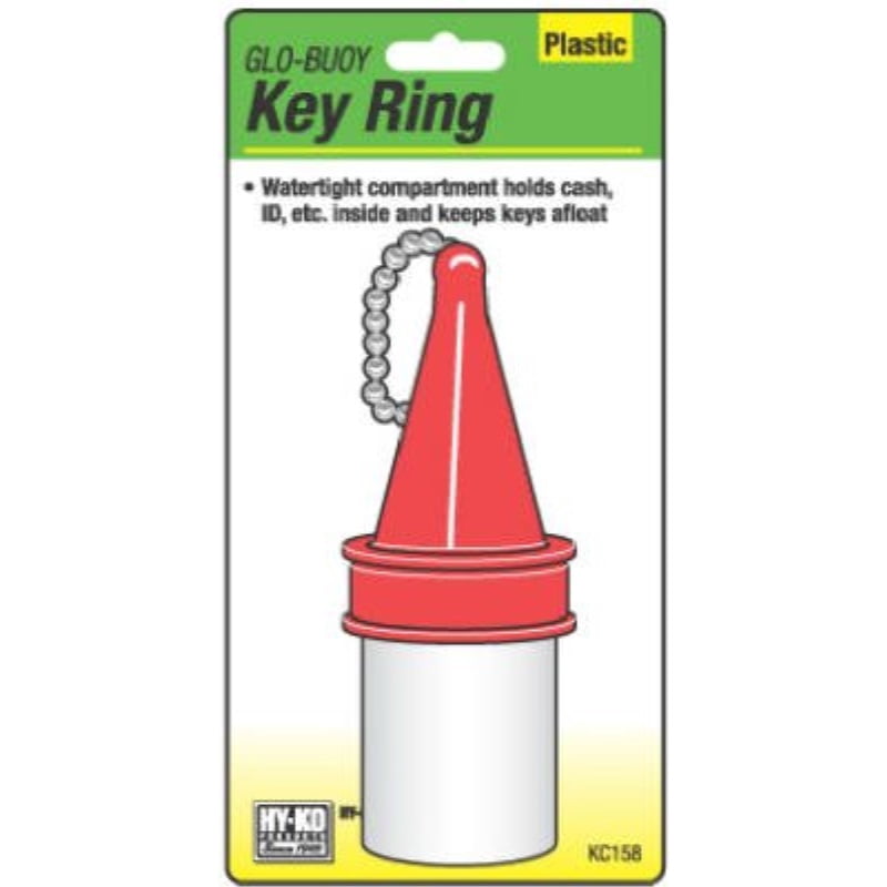 KC158 Glo-Buoy Key Ring, Plastic