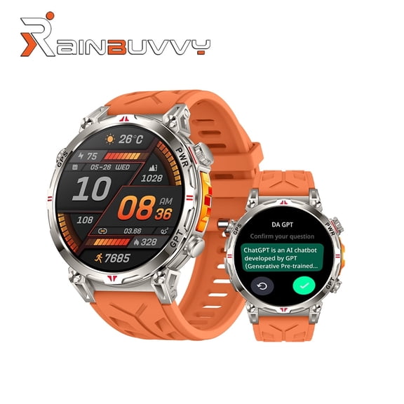 KC93 GPS Smart Watch 1.56 Inch 650mAh Bluetooth 5.3 Altitude Barometric Measurement Compass 30m Water Resistance Health Monitoring Sports Watch Multiple Options