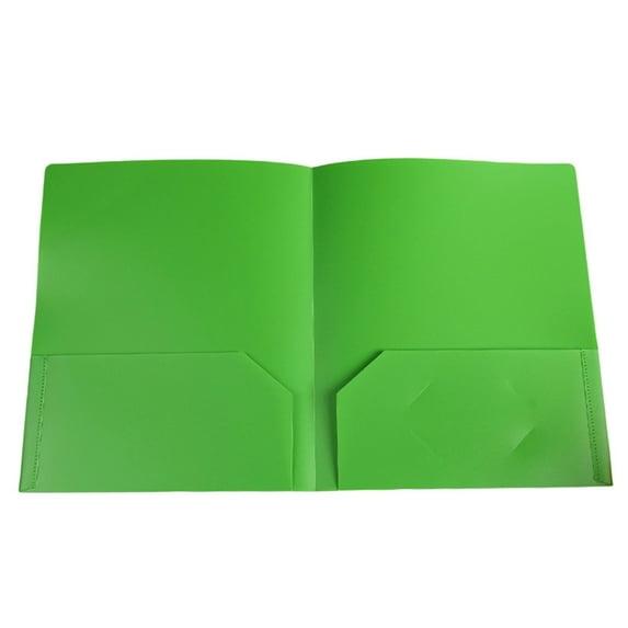 KCAHPAN 1/6Pcs Twi-Pocket Folders Letter Size Folders with 2 Pocket Holds 100 Sheets