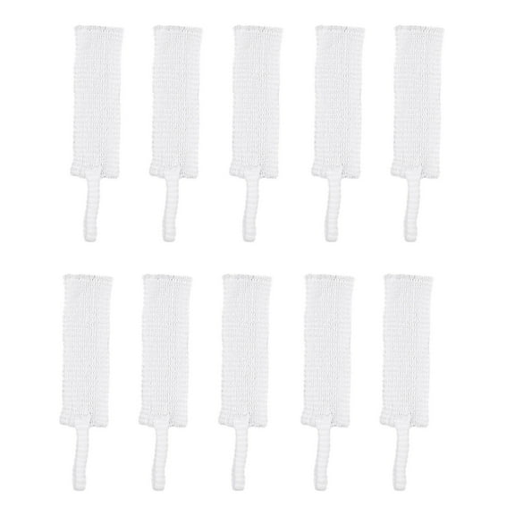 KCAHPAN 10 Pieces Disposable Head Cover Surgical Elastic Mesh Caps Bandage Mesh Cover Breathable Mesh Head Bandage for Hospital