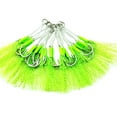 thumbnail image 1 of KCAHPAN 20Pcs Slow Quickly Fall Jigs Fishing Hook Double Fishing Assist Hook Kits, 1 of 7