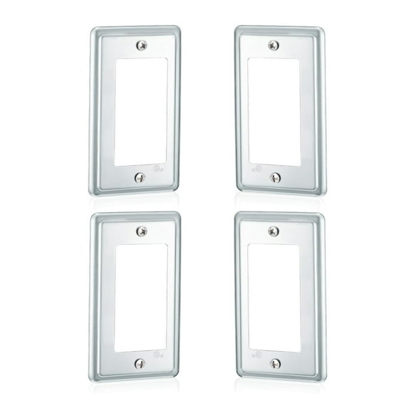 KCAHPAN 4Pieces Galvanized Alloy Electrical Panel Covers Rectangular Metal Box