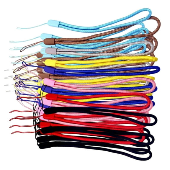 KCAHPAN 50Pieces Nylon Hand Wrist Strap Lanyard For USB Phones Camera Key USB Drives