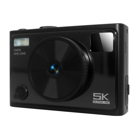 KCAHPAN 5K Video Camera 64MP Beauty Filter Large Flash Vloggings Camera for Teens Adults