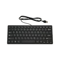 KCAHPAN 72 Key USB Corded Computer Keyboard Mini Size Quiet Keys For Office Home Gaming Durability and Lightweighted