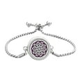 thumbnail image 1 of KCAHPAN Adjustable Stainless Steel Aromatherapys Bracelet Perfume Oil Diffuser Bangle, 1 of 20