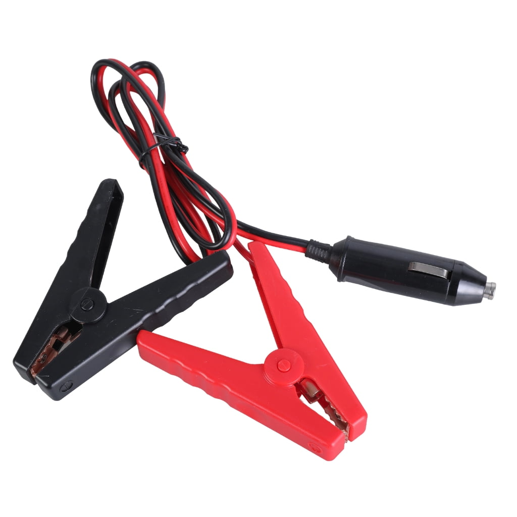 KCAHPAN Car Lighter Adapter Charging Cable with Clips 12V 24V 15A for Battery Charging and Power Use